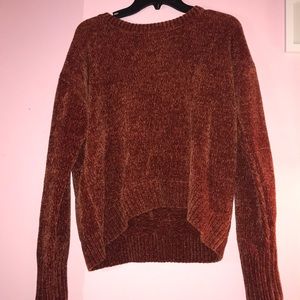 Burnt orange sweater